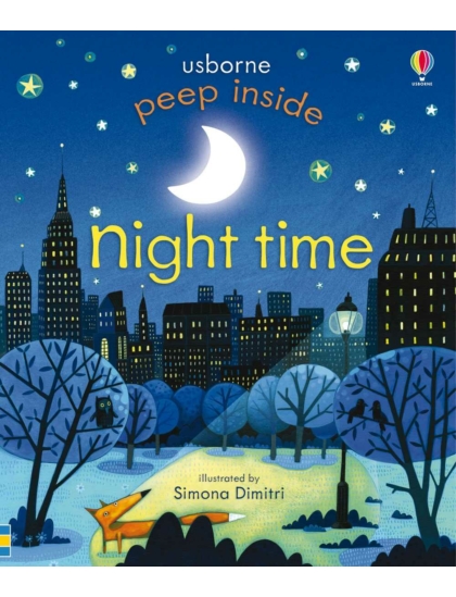 Peep Inside Night-Time 9781409564010 Okoskönyv Angol gyerekkönyv és ifjúsági könyv Usborne