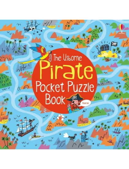 Pirate Pocket Puzzle Book 9781409564249 Okoskönyv Angol gyerekkönyv és ifjúsági könyv Usborne