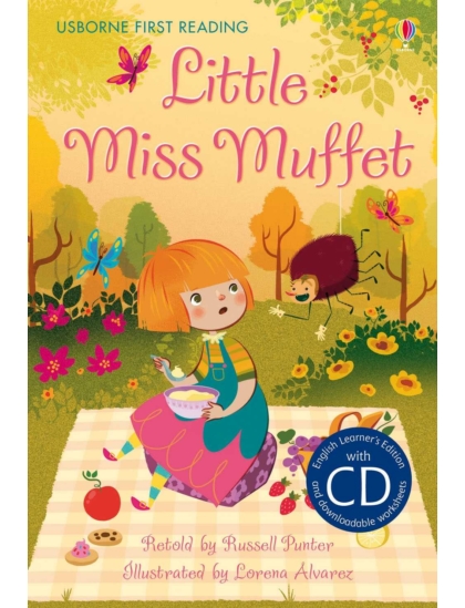 Little Miss Muffet +CD 9781409566748 Okoskönyv Angol gyerekkönyv és ifjúsági könyv Usborne