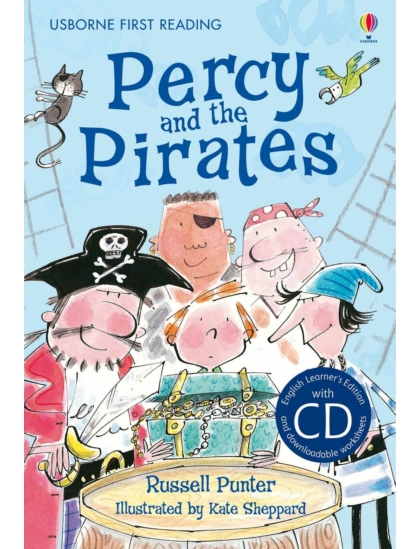 Percy and the Pirates +CD 9781409566786 Okoskönyv Angol gyerekkönyv és ifjúsági könyv Usborne