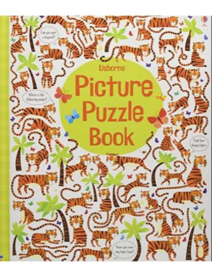 Picture Puzzle Book 9781409581192 Okoskönyv Angol gyerekkönyv és ifjúsági könyv Usborne