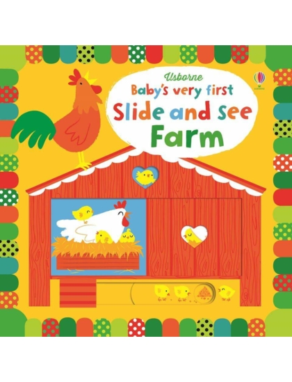 BVF Slide and See Farm 9781409581277 Okoskönyv Angol gyerekkönyv és ifjúsági könyv Usborne