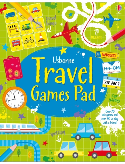 Travel Games Pad 9781409581390 Okoskönyv Angol gyerekkönyv és ifjúsági könyv Usborne