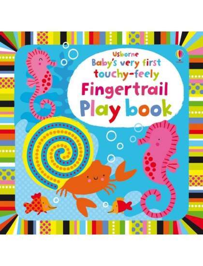 BVF Touchy-Feely Fingertrail Play book 9781409581536 Okoskönyv Angol gyerekkönyv és ifjúsági könyv Usborne