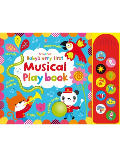 BVF Touchy-Feely Musical Playbook 9781409581543 Okoskönyv Angol gyerekkönyv és ifjúsági könyv Usborne