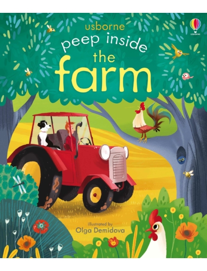 Peep Inside the Farm 9781409582045 Okoskönyv Angol gyerekkönyv és ifjúsági könyv Usborne