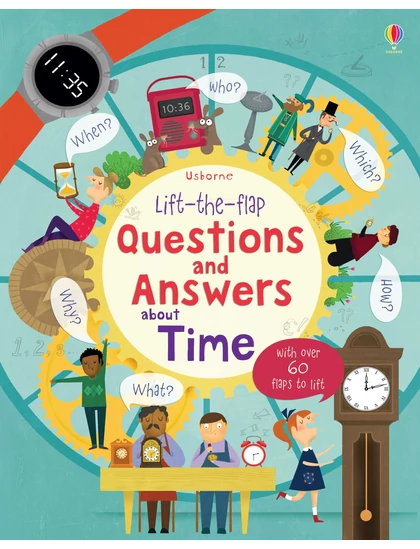 LTF Q&A about Time 9781409582168 Okoskönyv Angol gyerekkönyv és ifjúsági könyv Usborne