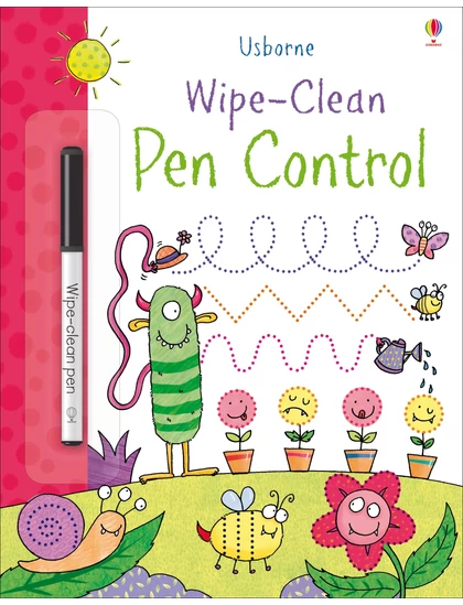 Wipe-clean Pen Control 9781409582601 Okoskönyv Angol gyerekkönyv és ifjúsági könyv Usborne