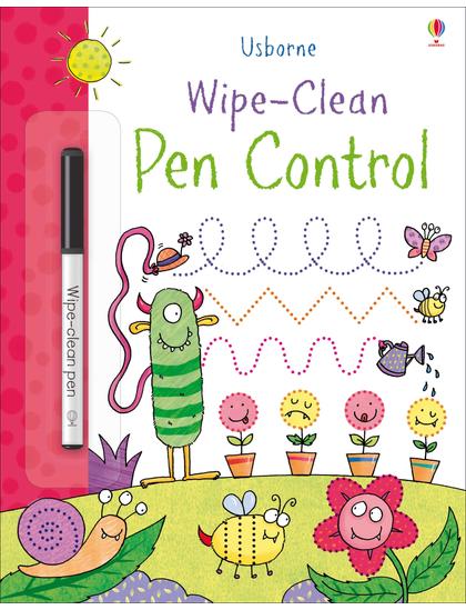 Wipe-clean Pen Control 9781409582601 Okoskönyv Angol gyerekkönyv és ifjúsági könyv Usborne