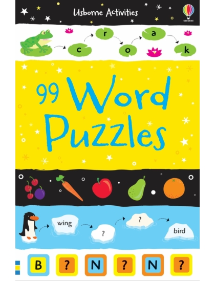 99 Word Puzzles 9781409584582 Okoskönyv Angol gyerekkönyv és ifjúsági könyv Usborne