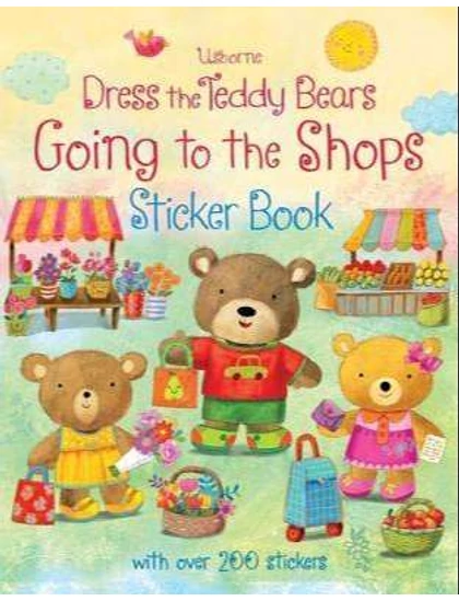 Dress the Teddy Bears Shops 9781409587552 Okoskönyv Angol gyerekkönyv és ifjúsági könyv Usborne