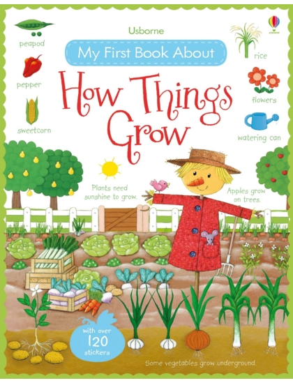 My First Book About How Things Grow 9781409593584 Okoskönyv Angol gyerekkönyv és ifjúsági könyv Usborne