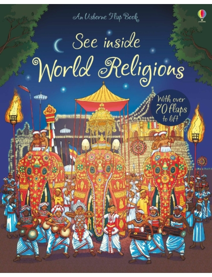 See Inside World Religions 9781409594574 Okoskönyv Angol gyerekkönyv és ifjúsági könyv Usborne