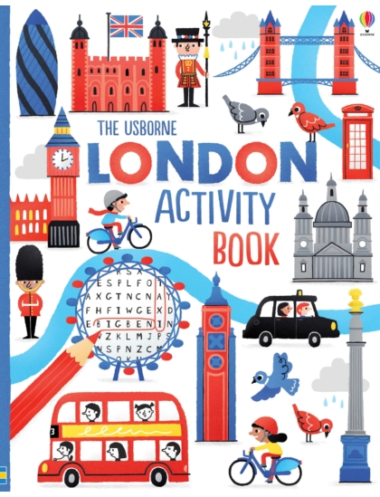 London Activity Book 9781409595090 Okoskönyv Angol gyerekkönyv és ifjúsági könyv Usborne