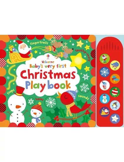 BVF Touchy-Feely Christmas Play book 9781409595397 Okoskönyv Angol gyerekkönyv és ifjúsági könyv Usborne