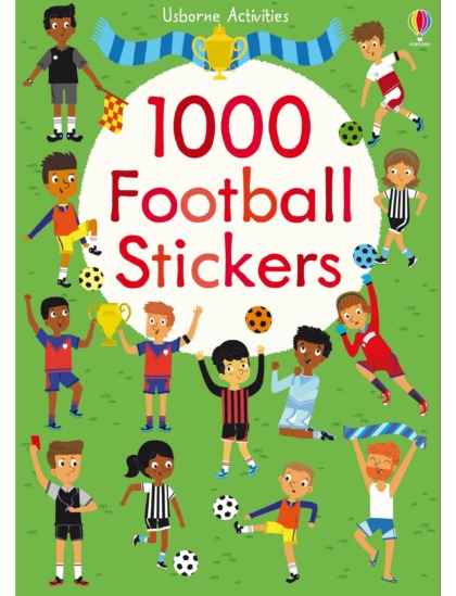 1000 Football Stickers 9781409596974 Okoskönyv Angol gyerekkönyv és ifjúsági könyv Usborne