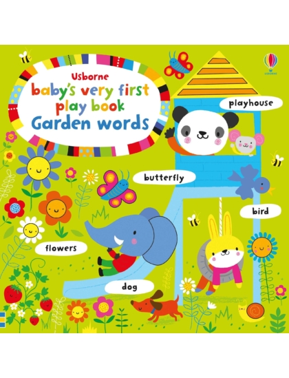 BVF Playbook Garden Words 9781409597100 Okoskönyv Angol gyerekkönyv és ifjúsági könyv Usborne