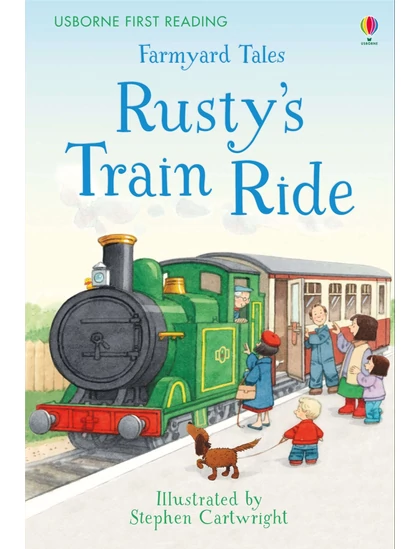 Farmyard Tales Rusty's Train Ride 9781409598169 Okoskönyv Angol gyerekkönyv és ifjúsági könyv Usborne