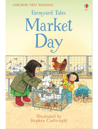 Farmyard Tales Market Day 9781409598237 Okoskönyv Angol gyerekkönyv és ifjúsági könyv Usborne