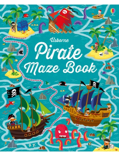 Pirate Maze Book 9781409598510 Okoskönyv Angol gyerekkönyv és ifjúsági könyv Usborne