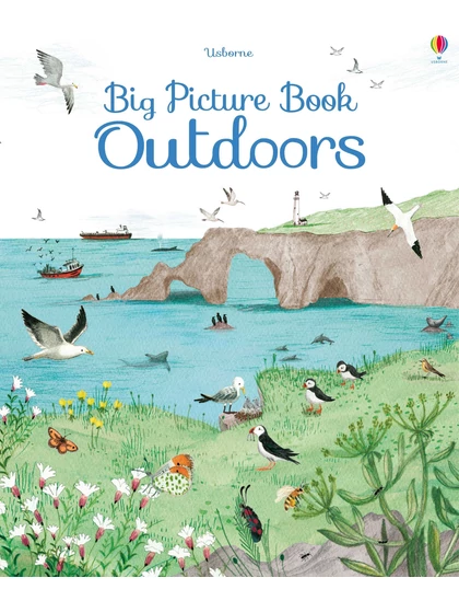 Big Picture Book Outdoors 9781409598732 Okoskönyv Angol gyerekkönyv és ifjúsági könyv Usborne
