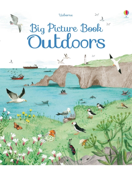 Big Picture Book Outdoors 9781409598732 Okoskönyv Angol gyerekkönyv és ifjúsági könyv Usborne