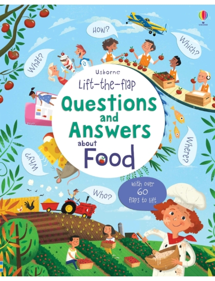 LTF Q&A about Food 9781409598978 Okoskönyv Angol gyerekkönyv és ifjúsági könyv Usborne