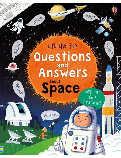 LTF Q&amp;A about Space 9781409598992 Okoskönyv Angol gyerekkönyv és ifjúsági könyv Usborne