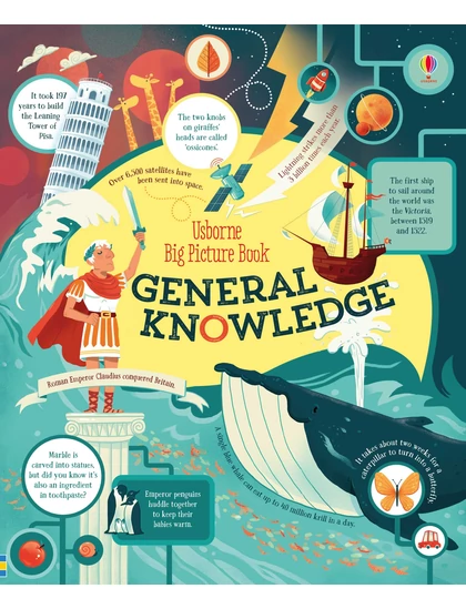 Big Picture Book of General Knowledge 9781474917889 Okoskönyv Angol gyerekkönyv és ifjúsági könyv Usborne