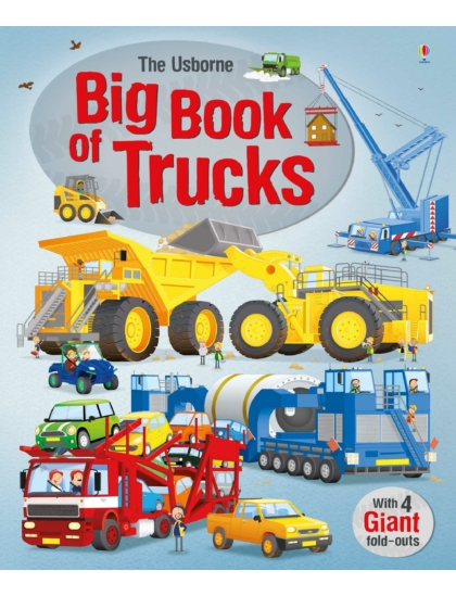 Big Book of Trucks 9781474921008 Okoskönyv Angol gyerekkönyv és ifjúsági könyv Usborne