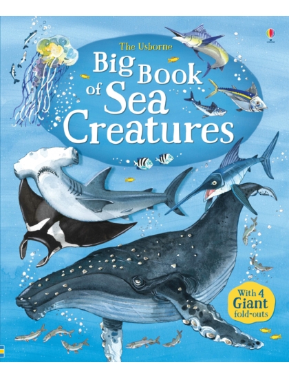 Big Book of Sea Creatures 9781474921015 Okoskönyv Angol gyerekkönyv és ifjúsági könyv Usborne