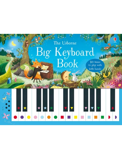 Big Keyboard Book 9781474921176 Okoskönyv Angol gyerekkönyv és ifjúsági könyv Usborne