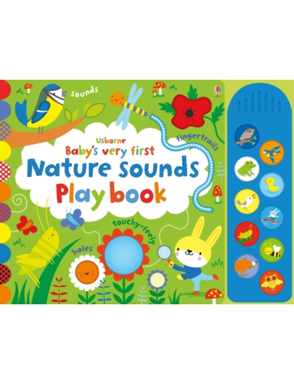 BVF Nature Sounds Playbook 9781474921749 Okoskönyv Angol gyerekkönyv és ifjúsági könyv Usborne
