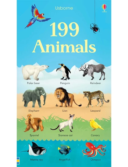 199 Animals 9781474922135 Okoskönyv Angol gyerekkönyv és ifjúsági könyv Usborne