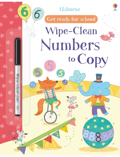 Wipe-clean Numbers to Copy 9781474922289 Okoskönyv Angol gyerekkönyv és ifjúsági könyv Usborne