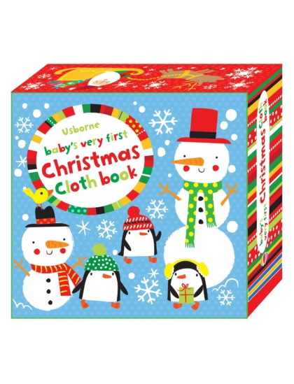 BVF Christmas Cloth Book 9781474924238 Okoskönyv Angol gyerekkönyv és ifjúsági könyv Usborne