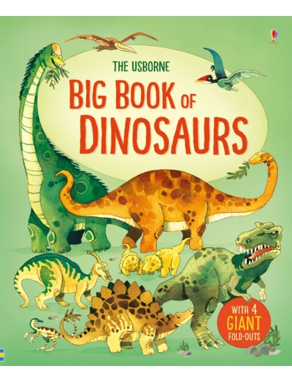 Big Book of Dinosaurs 9781474927475 Okoskönyv Angol gyerekkönyv és ifjúsági könyv Usborne