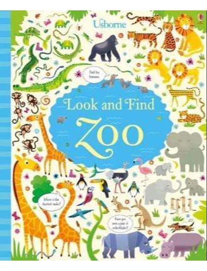 Look and Find Zoo 9781474929028 Okoskönyv Angol gyerekkönyv és ifjúsági könyv Usborne