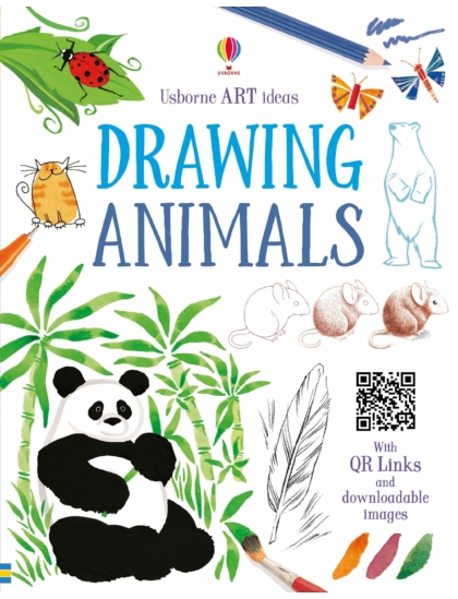 Art Ideas Drawing Animals 9781474933636 Okoskönyv Angol gyerekkönyv és ifjúsági könyv Usborne