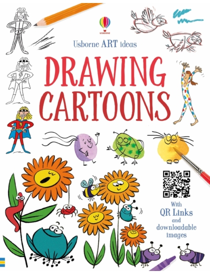 Art Ideas Drawing Cartoons 9781474933643 Okoskönyv Angol gyerekkönyv és ifjúsági könyv Usborne