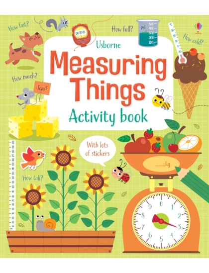 Measuring Things Activity Book 9781474933810 Okoskönyv Angol gyerekkönyv és ifjúsági könyv Usborne