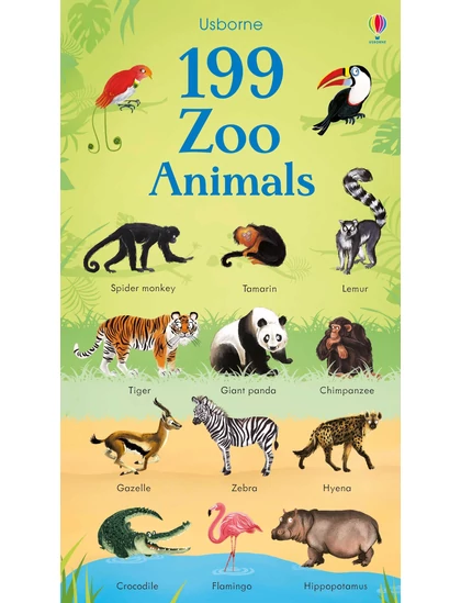 199 Zoo Animals 9781474936927 Okoskönyv Angol gyerekkönyv és ifjúsági könyv Usborne