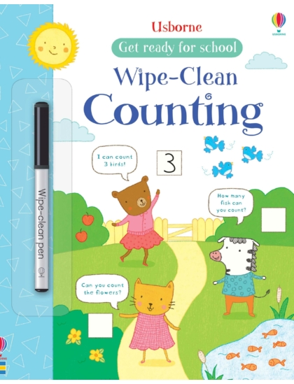 Wipe-clean Counting 9781474937153 Okoskönyv Angol gyerekkönyv és ifjúsági könyv Usborne