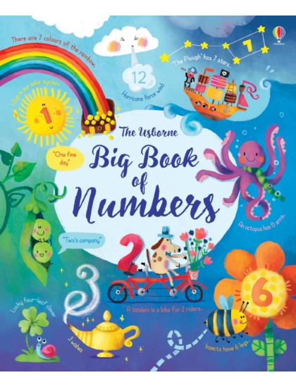 Big Book of Numbers 9781474937191 Okoskönyv Angol gyerekkönyv és ifjúsági könyv Usborne