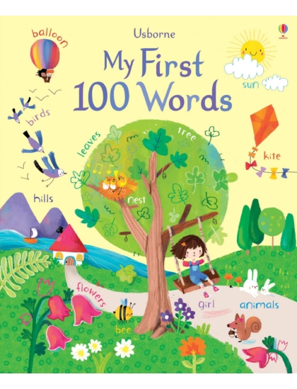 My First 100 Words 9781474937207 Okoskönyv Angol gyerekkönyv és ifjúsági könyv Usborne