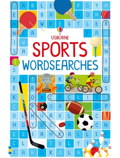 Sports Wordsearches 9781474937559 Okoskönyv Angol gyerekkönyv és ifjúsági könyv Usborne