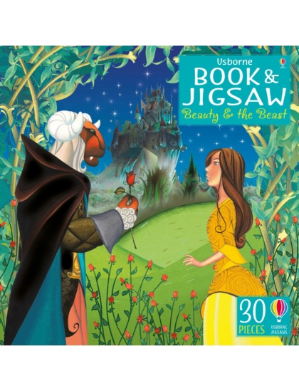 Usborne Book and Jigsaw Beauty and the Beast 9781474940160 Okoskönyv Angol gyerekkönyv és ifjúsági könyv Usborne