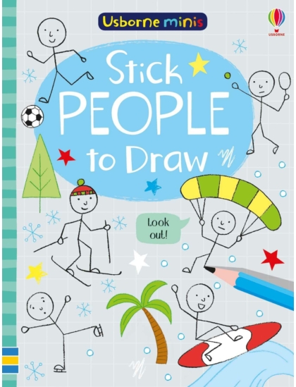 Stick People to Draw 9781474940238 Okoskönyv Angol gyerekkönyv és ifjúsági könyv Usborne