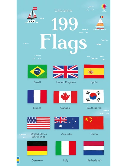 199 Flags 9781474941020 Okoskönyv Angol gyerekkönyv és ifjúsági könyv Usborne