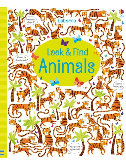 Look and Find Animals 9781474941587 Okoskönyv Angol gyerekkönyv és ifjúsági könyv Usborne
